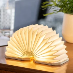 Lampe Smart Accordion en Bois - Gingko