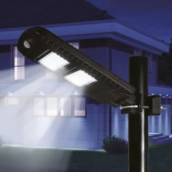 Lampe solaire avec radar 1000 lumens 39,5x20,3x3 cm éclaire jusqu'à 90 m²