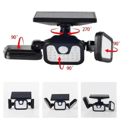 LAMPE SOLAIRE LED P60263 BLACK