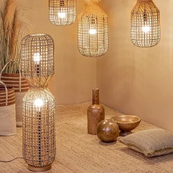 Lampe sur pied ajouré H135 - SANTANA