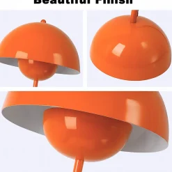 Lampe sur Pied au Design Nordique Classique Doré avec Abat-jour et Base Parabolique Douille E27 pour Salon Salle à Manger Chambre.