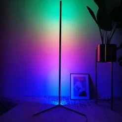 Lampe sur Pied Connectée WiFi RGBW 142cm avec Télécommande - SILAMP