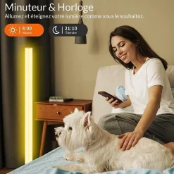 Lampe sur Pied Connectée WiFi RGBW 90cm 22W - SILAMP