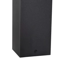 Lampe sur pied extérieur denmark - 1 lumière - L 8.3 cm - Noir - Moderne - Éclairage extérieur