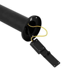 Lampe sur pied extérieur duo - 2 lumière - L 18.7 cm - Noir - Design - Éclairage extérieur