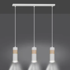 Lampe suspendue AKARI 3 WHITE, Emibig Lighting, Fabriqué en EU