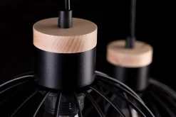 Lampe suspendue BARBADO 3 BLACK, Emibig Lighting, Fabriqué en EU