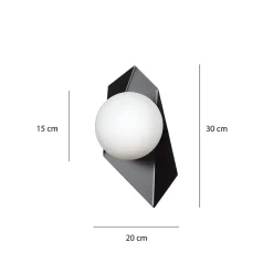Lampe suspendue DRIFTON K1 BLACK, Emibig Lighting, Fabriqué en EU