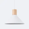 Lampe suspendue en acier 1 lampes 30x30x120cm Sollux