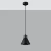 Lampe suspendue en acier 1 ampoule 3000K - 14x14x120cm Sollux