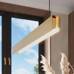 Lampe suspendue en acier 1 lampes 100x8x120cm Sollux