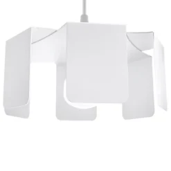 Lampe suspendue en acier 1 lampes 24x24x110cm Sollux