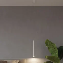 Lampe suspendue en acier 1 lampes 8x8x100cm Sollux