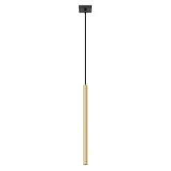 Lampe suspendue en acier 1 ampoule 3000K - 8x8x100cm Sollux