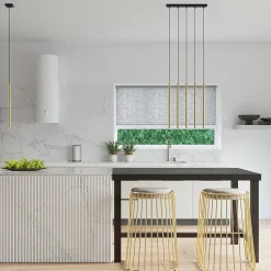 Lampe suspendue en acier 5 ampoules 4000K - 45x5x90cm Sollux