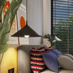 Lampe suspendue en acier 1 ampoule 4000K - 30x30x76cm Sollux