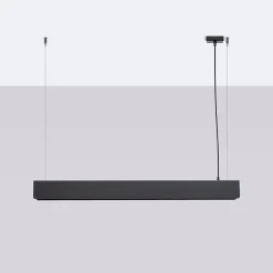 Lampe suspendue en acier 1 lampes 100x8x120cm Sollux
