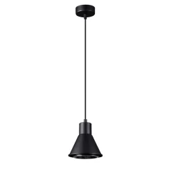 Lampe suspendue en acier 1 ampoule 4000K - 14x14x120cm Sollux