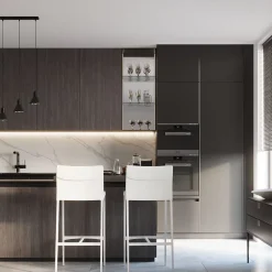 Lampe suspendue en acier 1 ampoule 4000K - 14x14x120cm Sollux