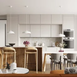 Lampe suspendue en acier 1 lampes 38x38x74cm Sollux