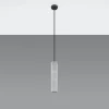 Lampe suspendue en béton 1 ampoule 4000K - 8x8x105cm Sollux