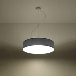 Lampe suspendue en PVC 3 ampoules 3000K - 45x45x111cm Sollux