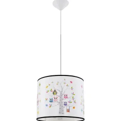 Lampe suspendue en PVC 1 ampoule 3000K - 30x30x82cm Sollux