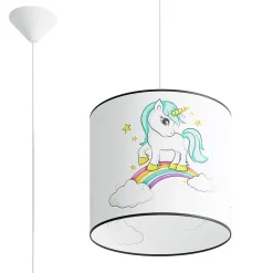 Lampe suspendue en PVC 1 lampes 30x30x95cm Sollux
