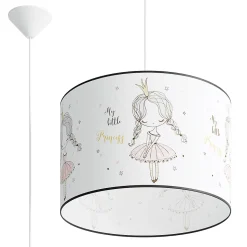 Lampe suspendue en PVC 1 lampes 40x40x95cm Sollux