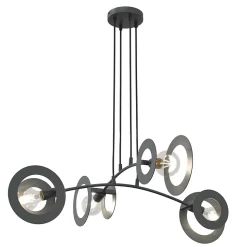 Lampe suspendue EUFORIA 4 BL, Emibig Lighting, Fabriqué en EU