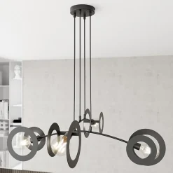 Lampe suspendue EUFORIA 4 BL, Emibig Lighting, Fabriqué en EU