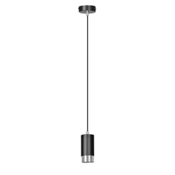 Lampe suspendue FUMIKO 1 BL/CHROME, Emibig Lighting, Fabriqué en EU