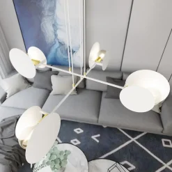 Lampe suspendue IDEA 4 WHITE, Emibig Lighting, Fabriqué en EU