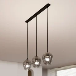 Lampe suspendue ISTAR 3 BL GRAFIT, Emibig Lighting, Fabriqué en EU