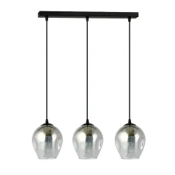 Lampe suspendue ISTAR 3 BL GRAFIT, Emibig Lighting, Fabriqué en EU