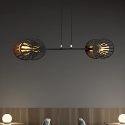 Lampe suspendue PLAYA 2 BLACK, Emibig Lighting, Fabriqué en EU