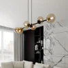 Lampe suspendue ROSSI 6 BL MIODOWY, Emibig Lighting, Fabriqué en EU