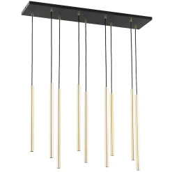 Lampe suspendue SELTER 9 GOLD, Emibig Lighting, Fabriqué en EU