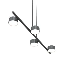 Lampe suspendue SORA 4 BL, Emibig Lighting, Fabriqué en EU