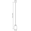 Lampe suspendue TARGET 1 BL, Emibig Lighting, Fabriqué en EU