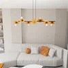 Lampe suspendue TOKEN 8 BL ORANGE , Emibig Lighting, Fabriqué en EU