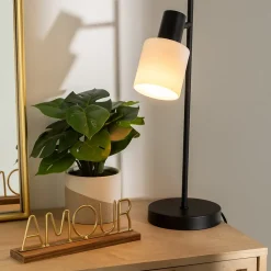 Lampe Tais H45cm noir - Atmosphera