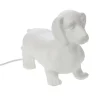 Lampe Teckel en porcelaine 12x26x19cm