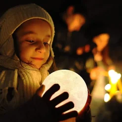 Lampe-Lune à poser multicolore MoovyMoon