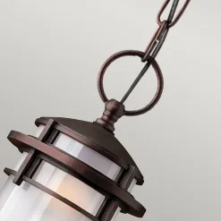 Lanterne à chaîne Reef 1 lumière - Bronze