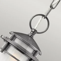 Lanterne à chaîne Reef 1 lumière - Hématite