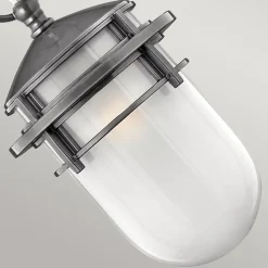 Lanterne à chaîne Reef 1 lumière - Hématite