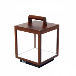 Lanterne à visière LED Corten alimentée par batterie 5W, IP54