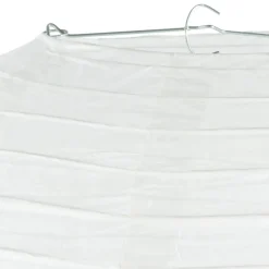 Lanterne boule - papier et métal - blanc - D45 cm - Atmosphera