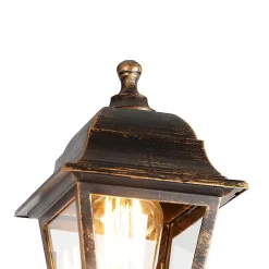 Lanterne classique or antique 3 lumières IP44 - Capital